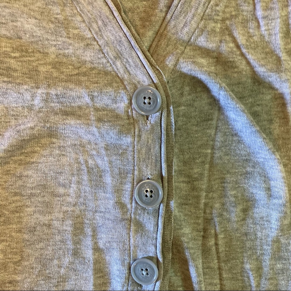 Aerie Grey Button Up Cardigan | Size Small